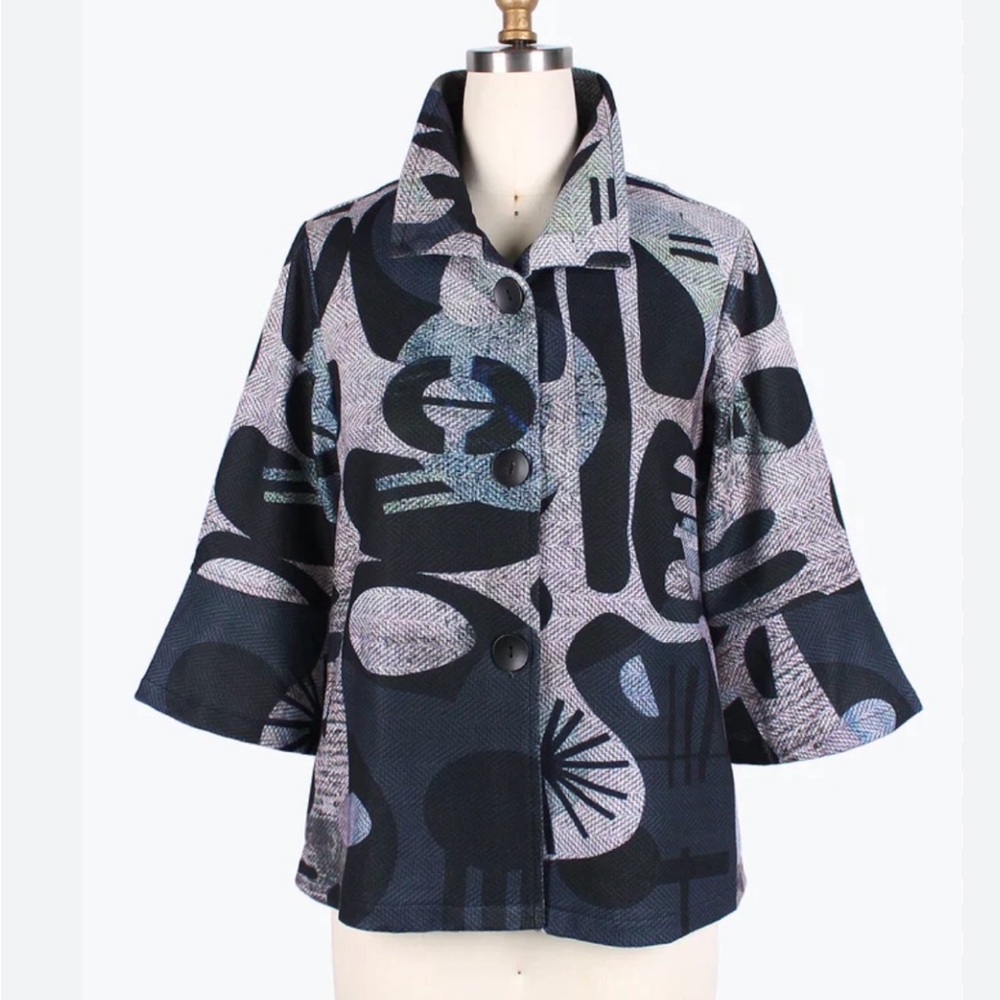 Damee Abstract Patterned Women's Jacket - image 1